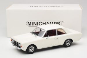 Opel Rekord C Alb Minichamps 1:18 107047001 Metal - imaginea 6 din 6