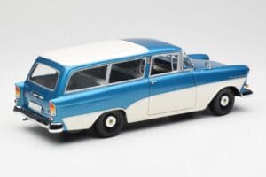 Opel Rekord P1 Caravan Albastru Metalizat Minichamps 1:18 180043210 Metal - imaginea 3 din 8