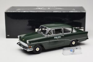 Opel Rekord P1 Polizei Minichamps 1:18 180043290 Metal - imaginea 8 din 8