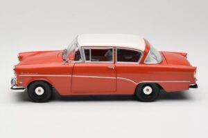 Opel Rekord P1 Roșu Minichamps 1:18 180043201 Metal - imaginea 4 din 8
