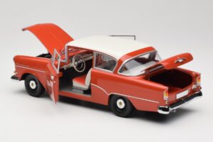 Opel Rekord P1 Roșu Minichamps 1:18 180043201 Metal - imaginea 5 din 8