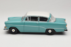 Opel Rekord P1 Albastru Turcoaz Minichamps 1:18 180043200 Metal - imaginea 4 din 8