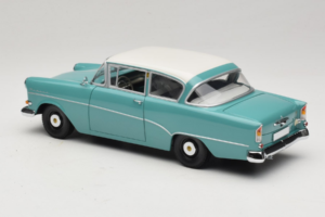 Opel Rekord P1 Albastru Turcoaz Minichamps 1:18 180043200 Metal - imaginea 7 din 8