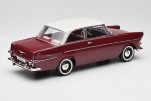 Opel Rekord P2 Roșu Închis & Alb BoS Models 1:18 BOS415 Rășină - imaginea 2 din 6