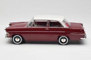 Opel Rekord P2 Roșu Închis & Alb BoS Models 1:18 BOS415 Rășină - imaginea 3 din 6