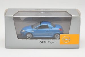 Opel Tigra Twin Top Albastru Minichamps 1:43 919084 Metal - imaginea 4 din 4