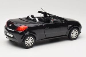 Opel Tigra TwinTop B Negru Norev 1:18 183600 Metal - imaginea 3 din 8