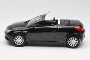 Opel Tigra TwinTop B Negru Norev 1:18 183600 Metal - imaginea 4 din 8