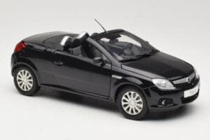 Opel Tigra TwinTop B Negru Norev 1:18 183600 Metal - imaginea 6 din 8