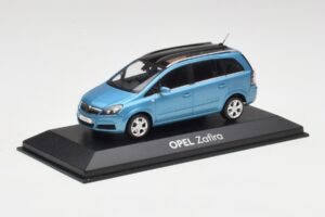 Opel Zafira A Star Albastru Minichamps 1:43 B24910027Z Metal - imaginea 2 din 4