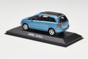 Opel Zafira A Star Albastru Minichamps 1:43 B24910027Z Metal - imaginea 3 din 4
