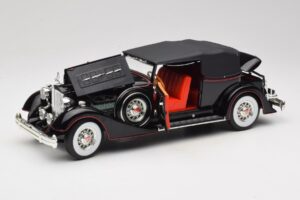Packard Cabriolet Negru Anson 1:18 30397 Metal - imaginea 2 din 8