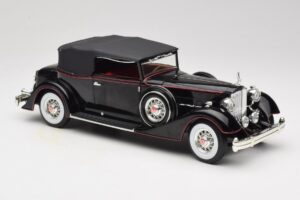 Packard Cabriolet Negru Anson 1:18 30397 Metal - imaginea 6 din 8