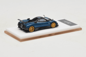 Pagani Zonda Tricolore Exposed Carbon Albastru Henson & Heaven 1:64 PZTECB01 Metal - imaginea 3 din 7