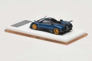 Pagani Zonda Tricolore Exposed Carbon Albastru Henson & Heaven 1:64 PZTECB01 Metal - imaginea 5 din 7