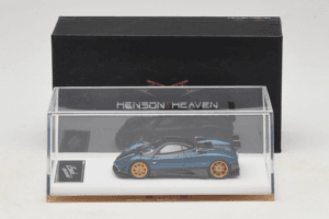 Pagani Zonda Tricolore Exposed Carbon Albastru Henson & Heaven 1:64 PZTECB01 Metal - imaginea 7 din 7
