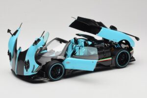 Pagani Zonda Uno Carbon Albastru Deschis Almost Real 1:18 850630001 Metal - imaginea 2 din 8