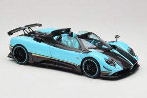 Pagani Zonda Uno Carbon Albastru Deschis Almost Real 1:18 850630001 Metal - imaginea 6 din 8