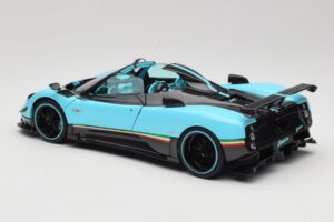 Pagani Zonda Uno Carbon Albastru Deschis Almost Real 1:18 850630001 Metal - imaginea 7 din 8