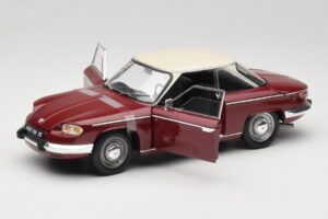 Panhard 24 CT Roșu Solido 1:18 1832500 Metal - imaginea 2 din 8