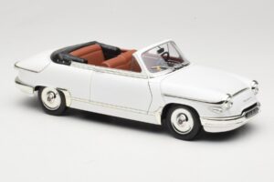 Panhard PL17 Cabriolet Alb Solido 1:18 8174 Metal - imaginea 6 din 8