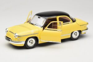Panhard PL17 Galben Solido 1:18 8173 Metal - imaginea 2 din 8