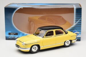 Panhard PL17 Galben Solido 1:18 8173 Metal - imaginea 8 din 8