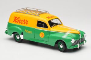 Peugeot 203 Break Tole Knorr Solido 1:18 8426 Metal - imaginea 6 din 8