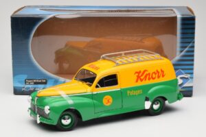 Peugeot 203 Break Tole Knorr Solido 1:18 8426 Metal - imaginea 8 din 8