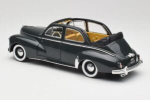 Peugeot 203 Cabriolet Negru Solido 1:18 8156 Metal - imaginea 7 din 8