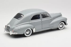 Peugeot 203 Gris Clair Solido 1:18 8145 Metal - imaginea 3 din 8