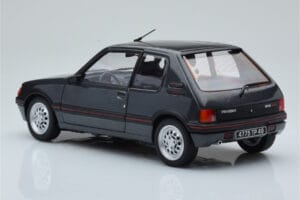 Peugeot 205 GTi 1.6 Graphite Gri Norev 1:18 184845 Metal - imaginea 7 din 8