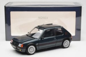 Peugeot 205 GTI 1.9 Magic Sorrento Verde Norev 1:18 184859 Metal - imaginea 8 din 8