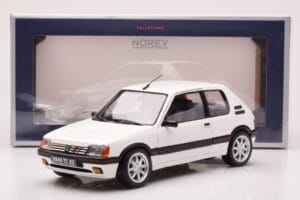 Peugeot 205 GTi 1.9 Meije Alb Norev 1:18 184842 Metal - imaginea 8 din 8