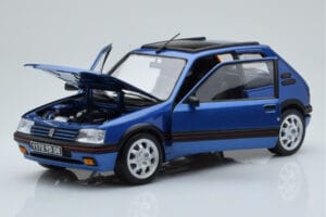 Peugeot 205 GTi 1.9 Cu Trapă Miami Albastru Norev 1:18 184844 Metal - imaginea 2 din 8