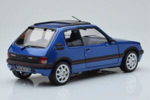 Peugeot 205 GTi 1.9 Cu Trapă Miami Albastru Norev 1:18 184844 Metal - imaginea 3 din 8
