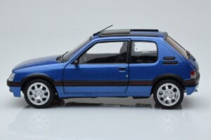 Peugeot 205 GTi 1.9 Cu Trapă Miami Albastru Norev 1:18 184844 Metal - imaginea 4 din 8