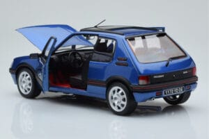 Peugeot 205 GTi 1.9 Cu Trapă Miami Albastru Norev 1:18 184844 Metal - imaginea 5 din 8