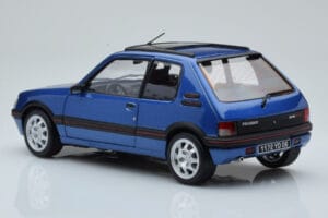 Peugeot 205 GTi 1.9 Cu Trapă Miami Albastru Norev 1:18 184844 Metal - imaginea 7 din 8
