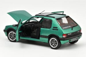 Peugeot 205 GTi Griffe Cu Trapă Verde Norev 1:18 184847 Metal - imaginea 2 din 3