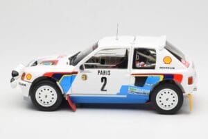 Peugeot 205 T16 #2 A. Vatanen / T. Harryman Rally Monte Carlo 1985 Norev 1:18 184864 Metal - imaginea 4 din 8