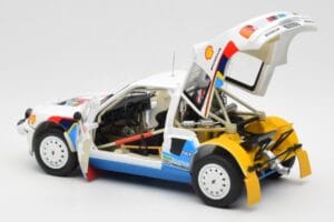 Peugeot 205 T16 #2 A. Vatanen / T. Harryman Rally Monte Carlo 1985 Norev 1:18 184864 Metal - imaginea 5 din 8