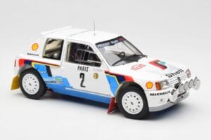 Peugeot 205 T16 #2 A. Vatanen / T. Harryman Rally Monte Carlo 1985 Norev 1:18 184864 Metal - imaginea 6 din 8