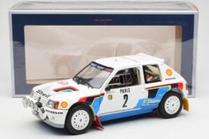 Peugeot 205 T16 #2 A. Vatanen / T. Harryman Rally Monte Carlo 1985 Norev 1:18 184864 Metal - imaginea 8 din 8