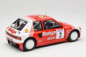 Peugeot 205 T16 #3 B. Darniche / A. Mahe Rally Ypres 1985 IXO 1:18 18RMC135 Metal - imaginea 2 din 6