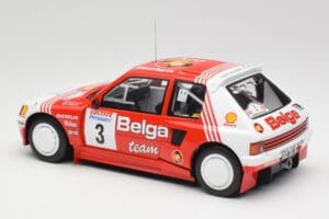 Peugeot 205 T16 #3 B. Darniche / A. Mahe Rally Ypres 1985 IXO 1:18 18RMC135 Metal - imaginea 5 din 6