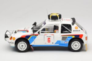 Peugeot 205 T16 Peugeot Talbot Sport T. Salonen / S. Harjanne Safari Rally 1985 Otto 1:18 OT1161 Rășină - imaginea 3 din 6