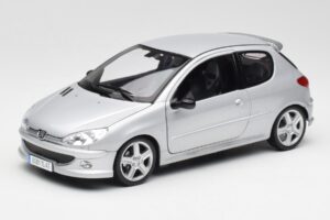 Peugeot 206 RC Aluminium Argintiu Norev 1:18 184726 Metal