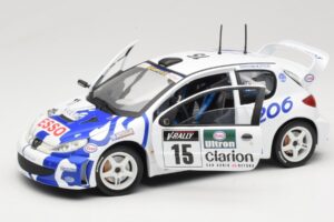 Peugeot 206 WRC #15 G. Panizzi / H. Panizzi WRC 1999 Solido 1:18 9016 Metal - imaginea 2 din 8