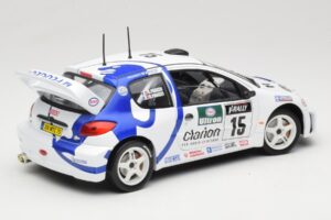 Peugeot 206 WRC #15 G. Panizzi / H. Panizzi WRC 1999 Solido 1:18 9016 Metal - imaginea 3 din 8